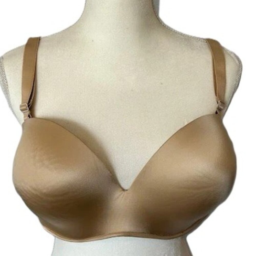 Cacique Lane Bryant Strapless Bra 46C Beige